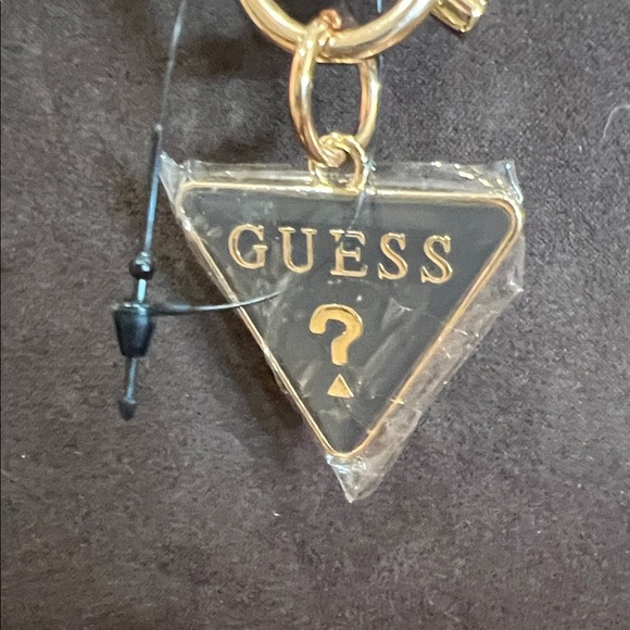 Guess | Chocolate Brown Satchel w/Iconic Logo Bag Charm - Picture 3 of 17